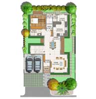 Adarsh Palm Azure villa floor plans