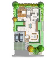 Adarsh Palm Azure villa floor plans