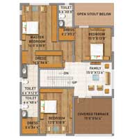 Adarsh Palm Emerald villa floor plans