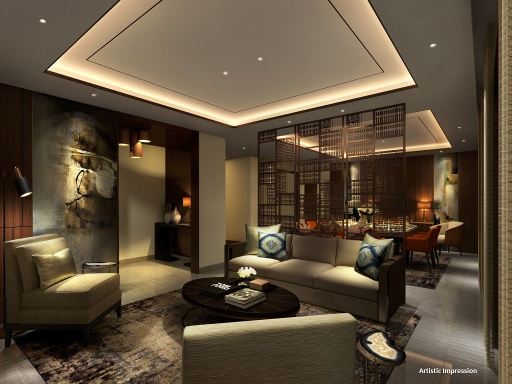 Adarsh Palm Acres villa living rooms